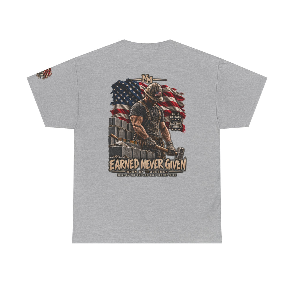 Mortar Mouth Co. Blue-Collar Graphic Tee — Crew Drop 29