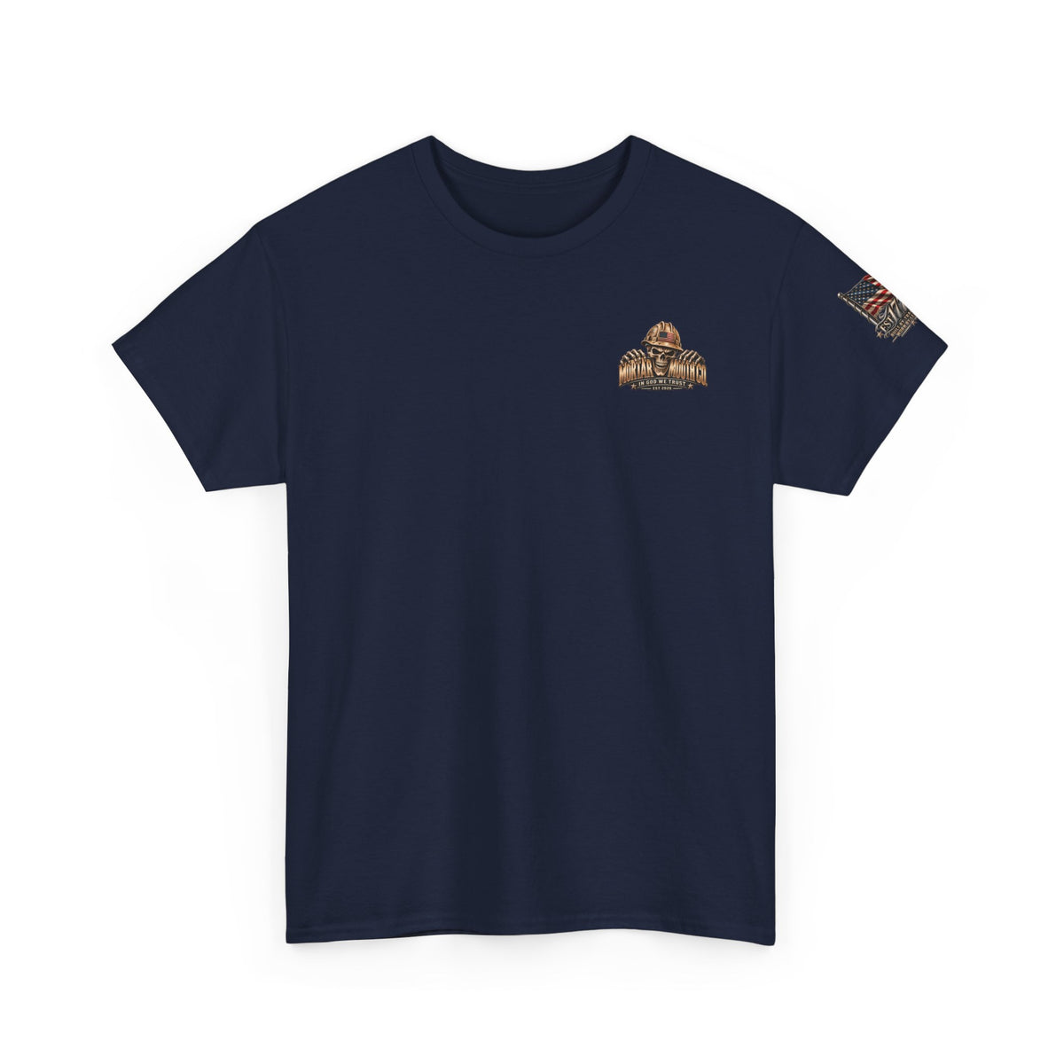 Mortar Mouth Co. Blue-Collar Graphic Tee — Crew Drop 13