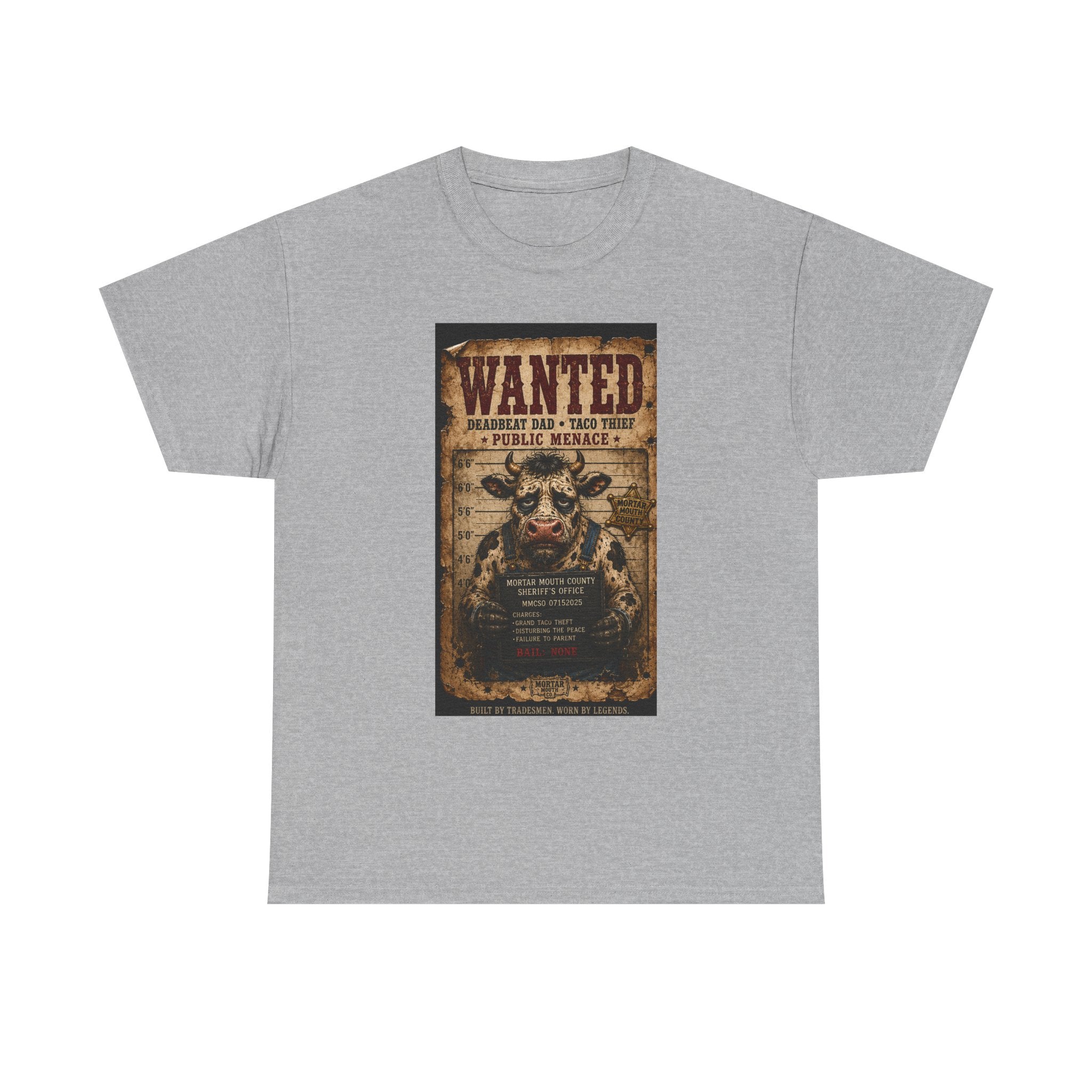 The Taco Incident | Funny Cow & Corn Graphic Tee | Mortar Mouth Co.