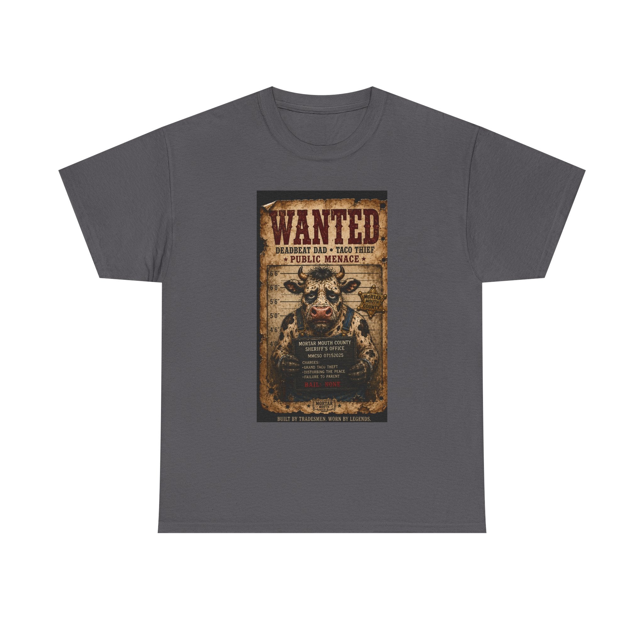 The Taco Incident | Funny Cow & Corn Graphic Tee | Mortar Mouth Co.