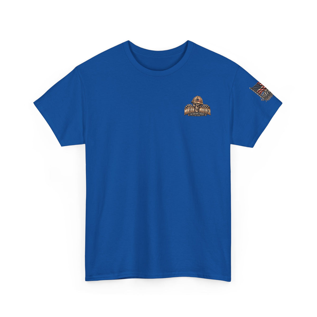 Mortar Mouth Co. Blue-Collar Graphic Tee — Crew Drop 16