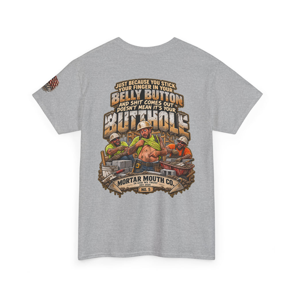 Mortar Mouth Co. Blue-Collar Graphic Tee — Crew Drop 19