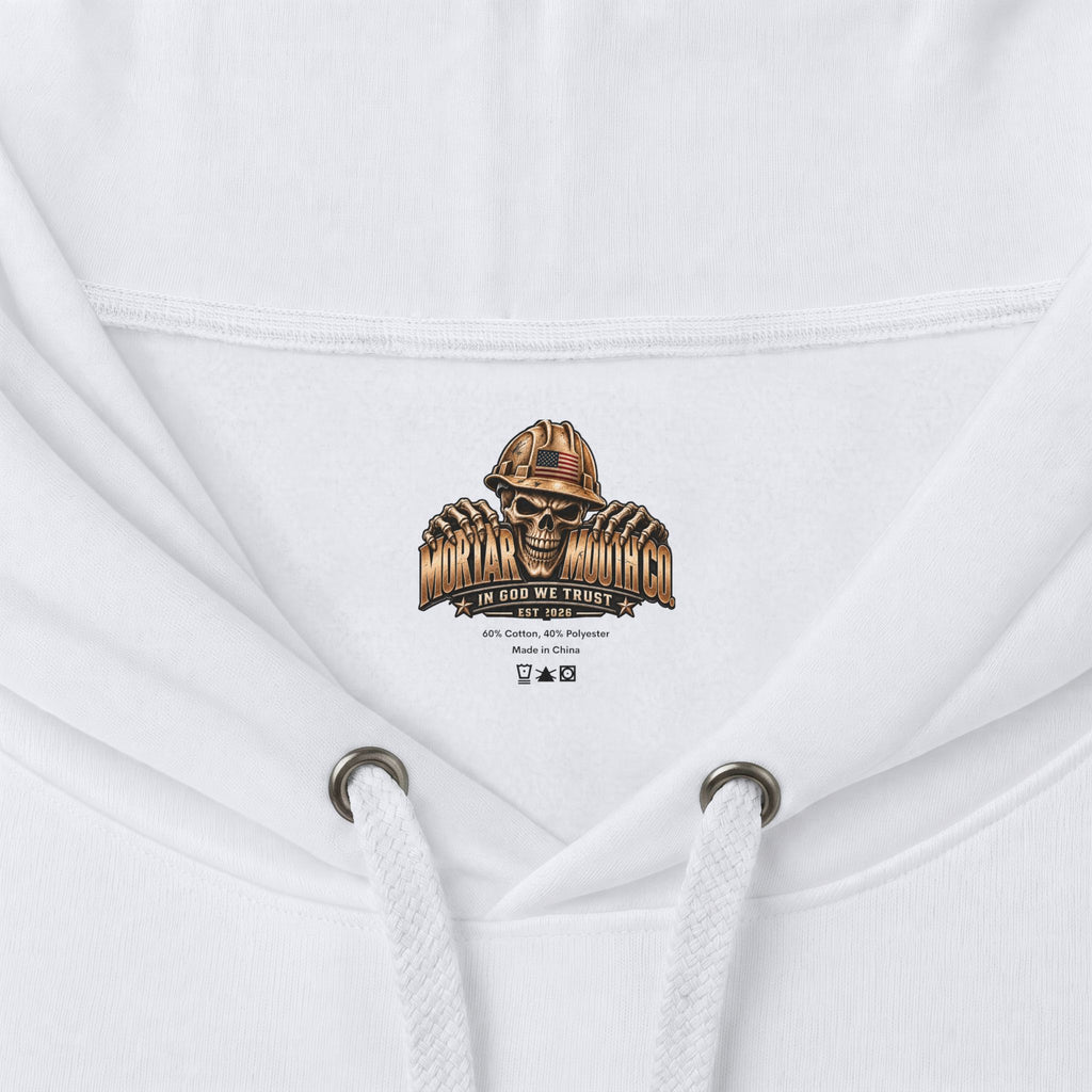 MortarMouthco. clean simple design,  Heavyweight Hooded Sweatshirt