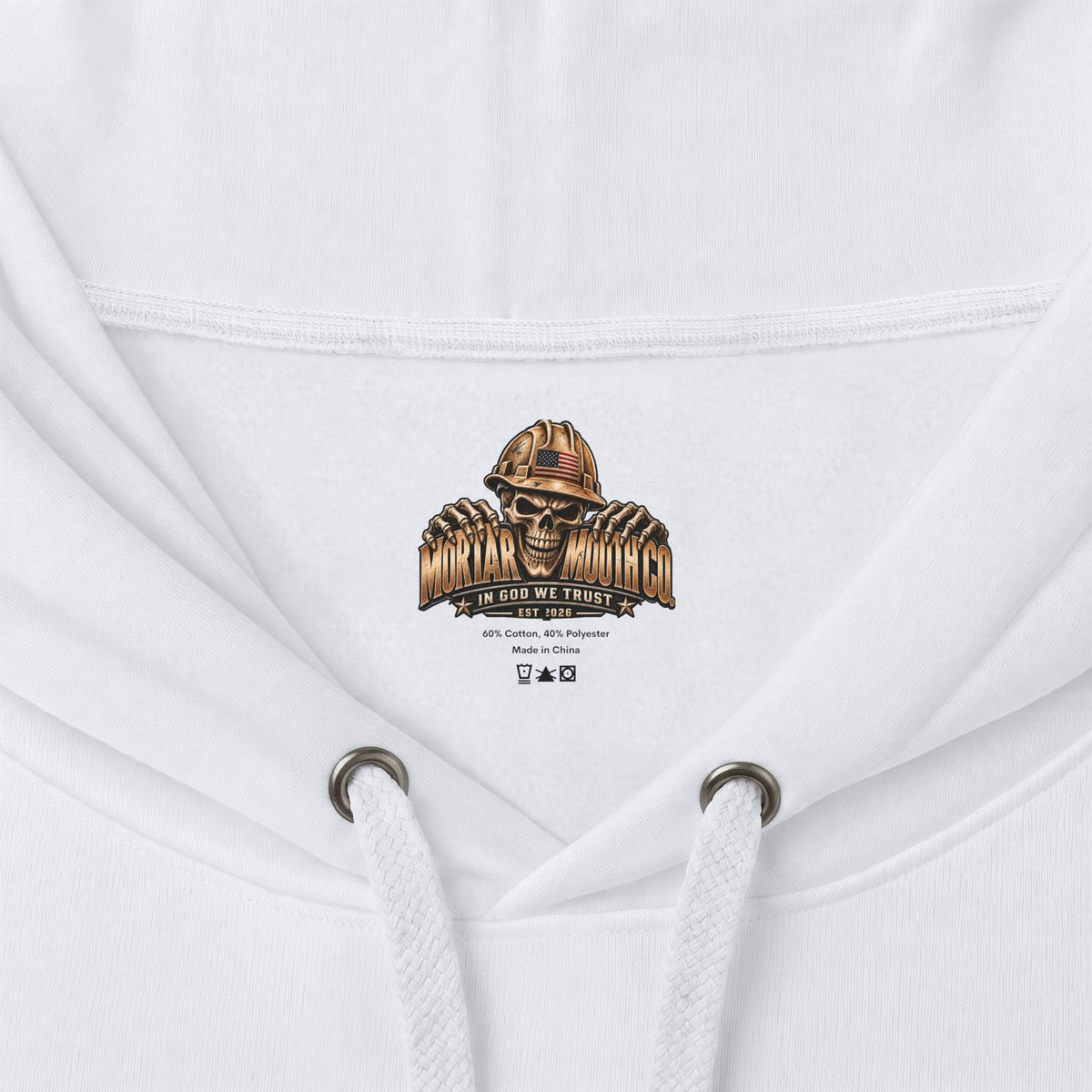 MortarMouthco. clean simple design,  Heavyweight Hooded Sweatshirt