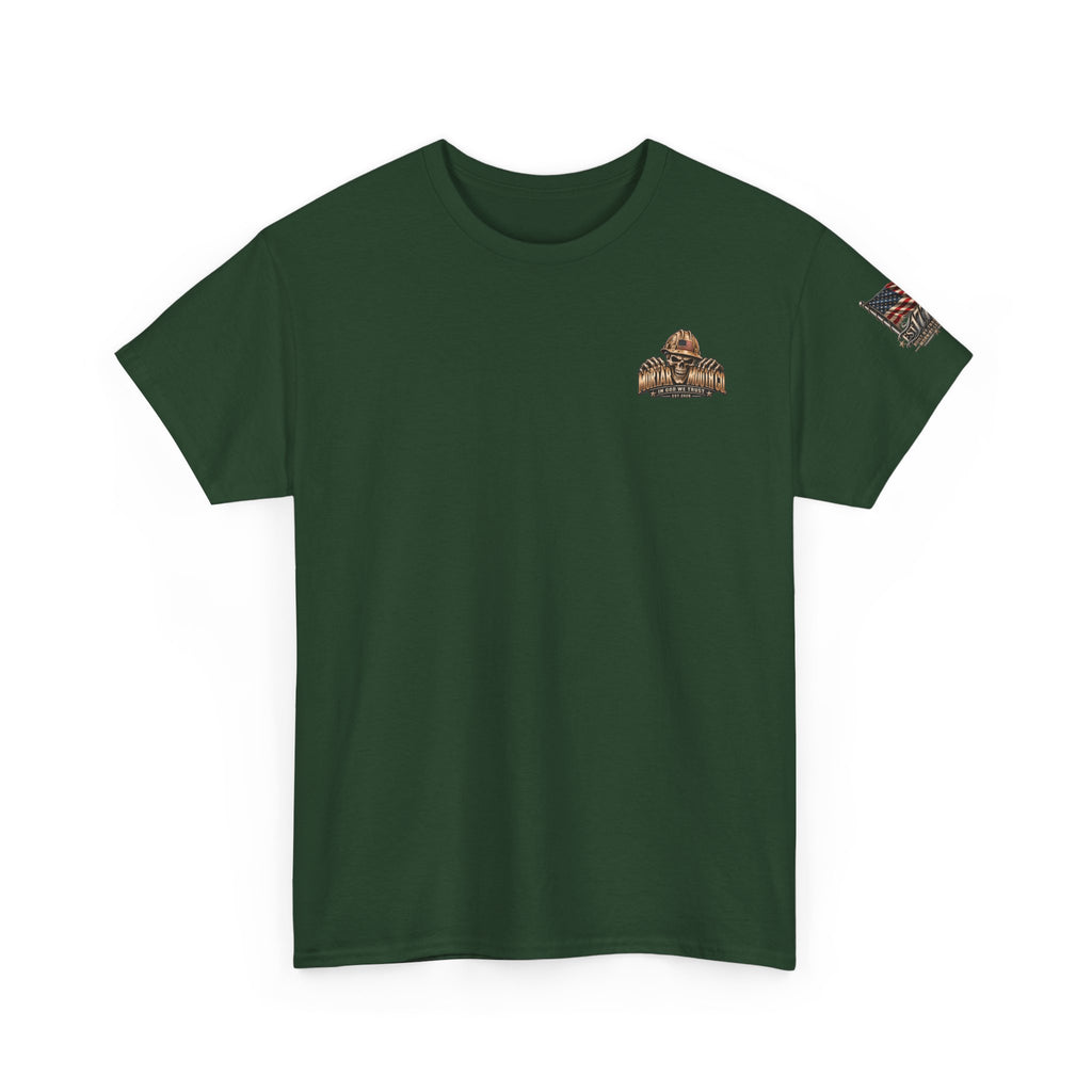 Mortar Mouth Co. Blue-Collar Graphic Tee — Crew Drop 02
