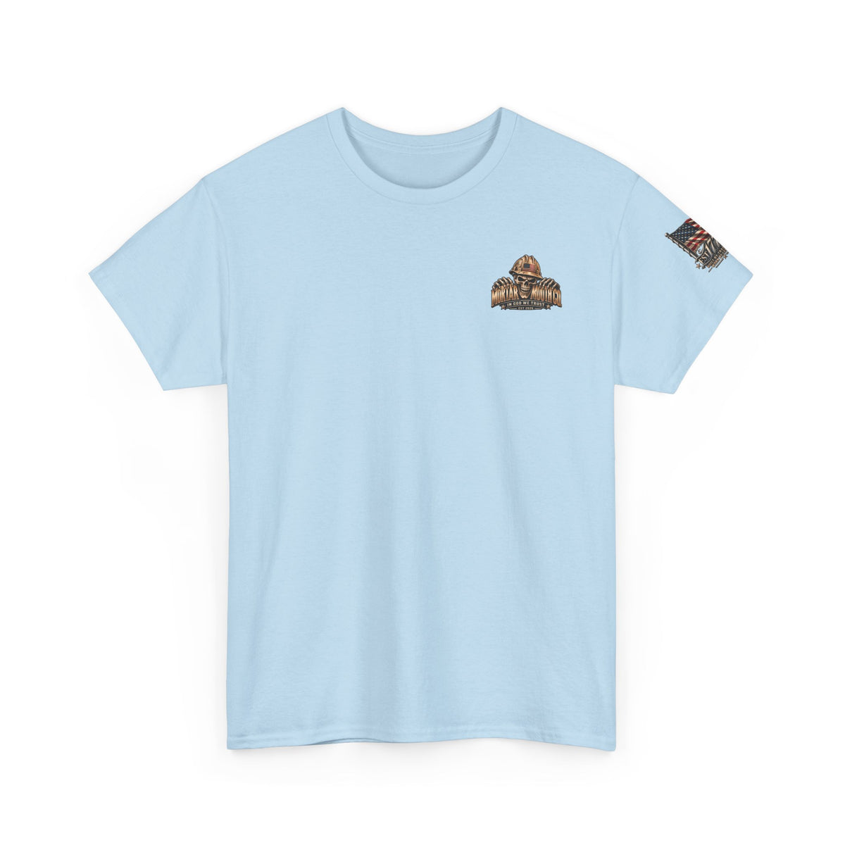 Mortar Mouth Co. Blue-Collar Graphic Tee — Crew Drop 16