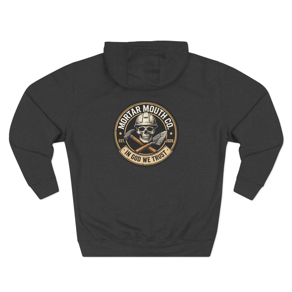 MortarMouthCo. Clean and simple Fleece Hoodie