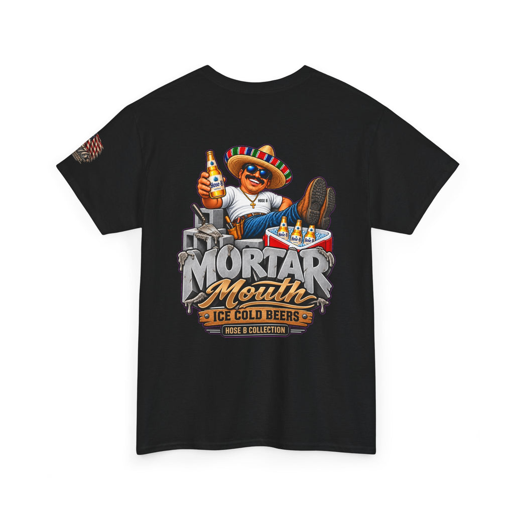Mortar Mouth Co. Blue-Collar Graphic Tee — Crew Drop 18
