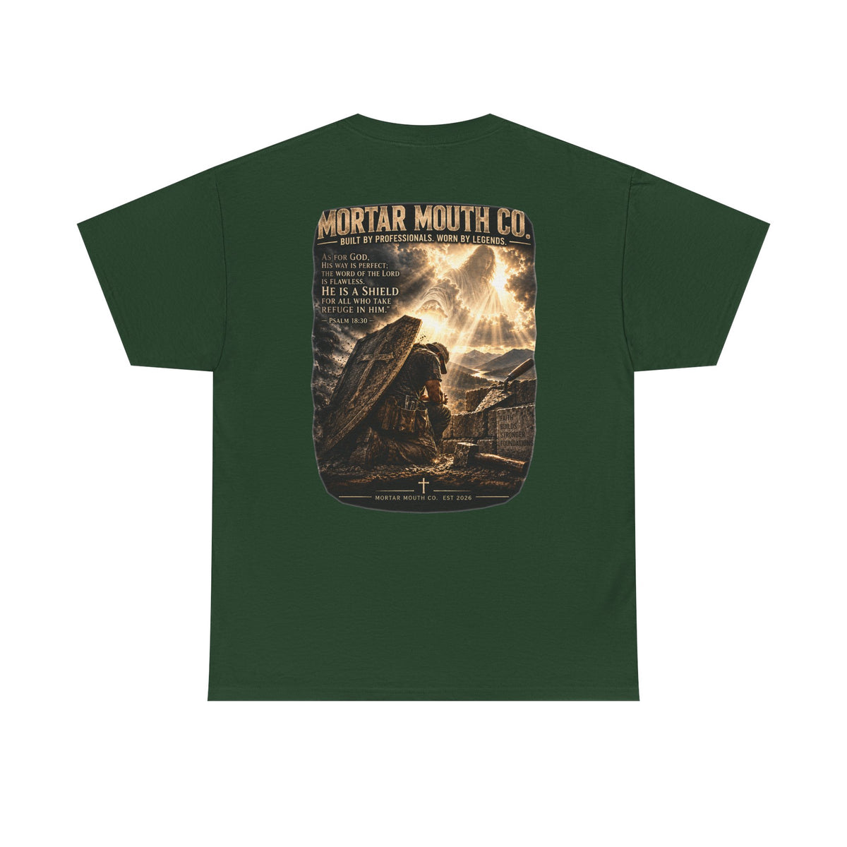 Mortar Mouth Co. Blue-Collar Graphic Tee — Crew Drop 26