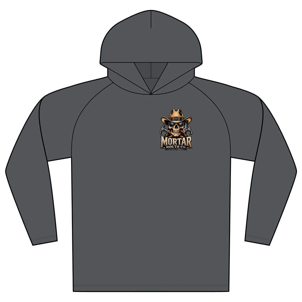 Cooling Hooded Tee — "You Gonna Lay Back or Bitch All Day?" Graphic Performance Hoodie