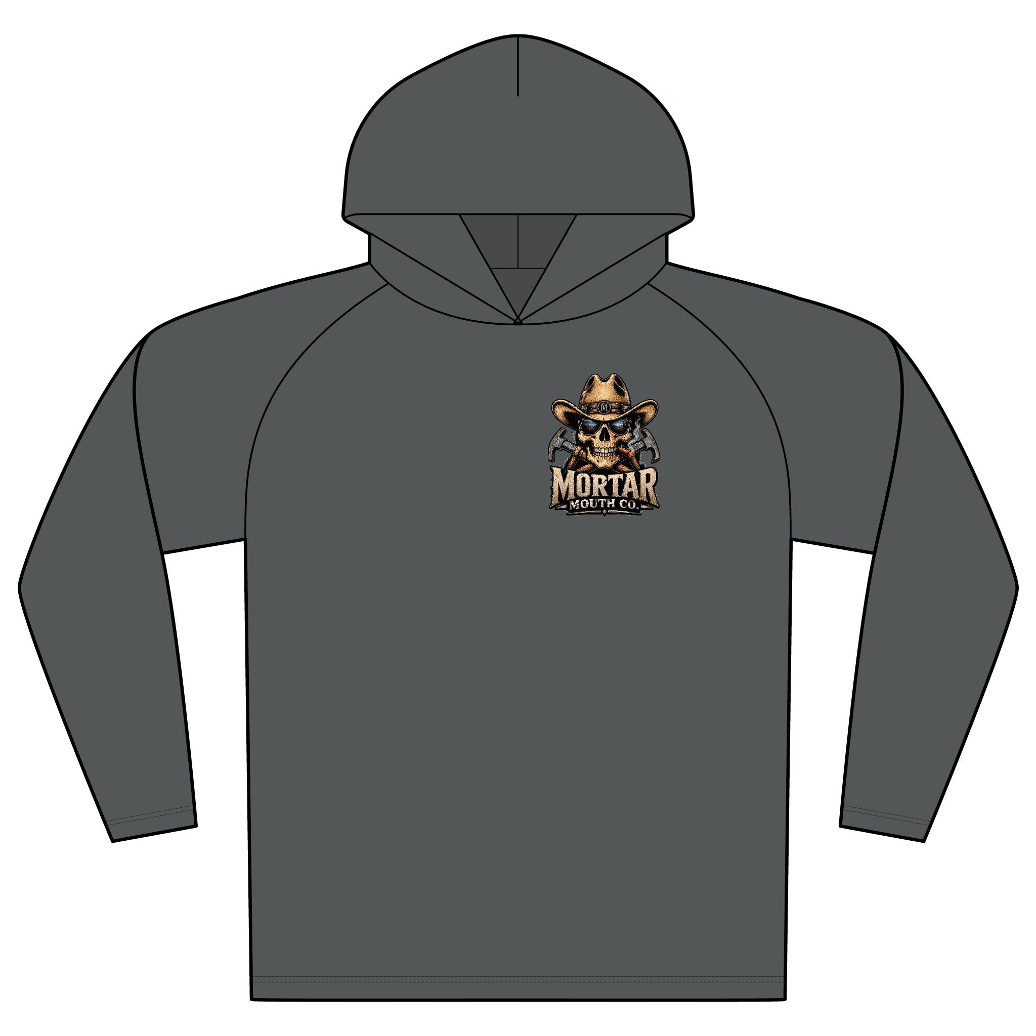 Cooling Hooded Tee — "You Gonna Lay Back or Bitch All Day?" Graphic Performance Hoodie