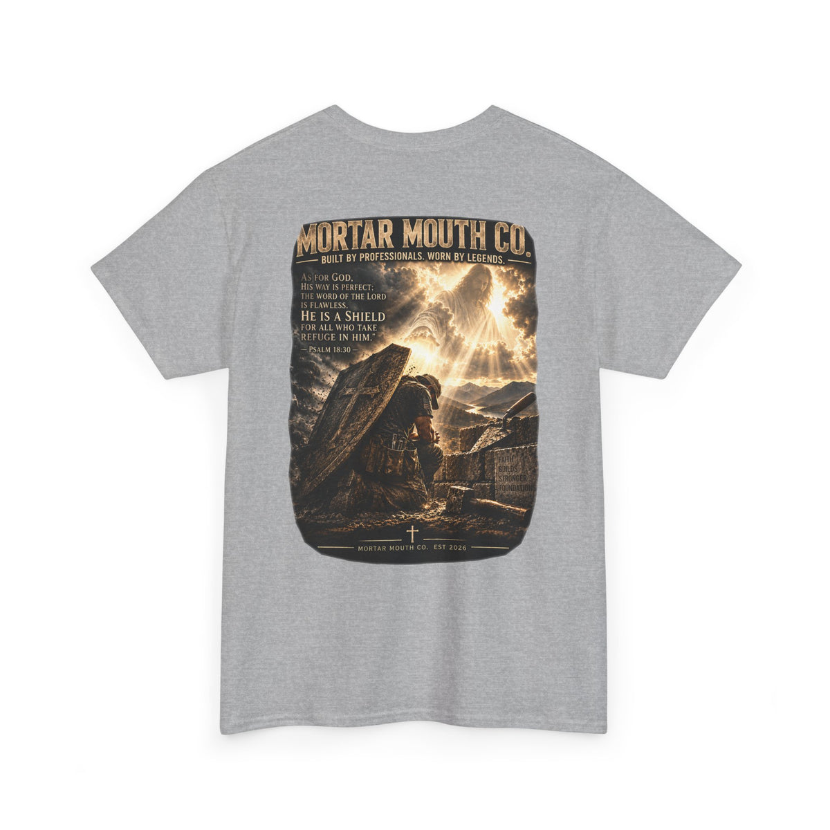 Mortar Mouth Co. Blue-Collar Graphic Tee — Crew Drop 26