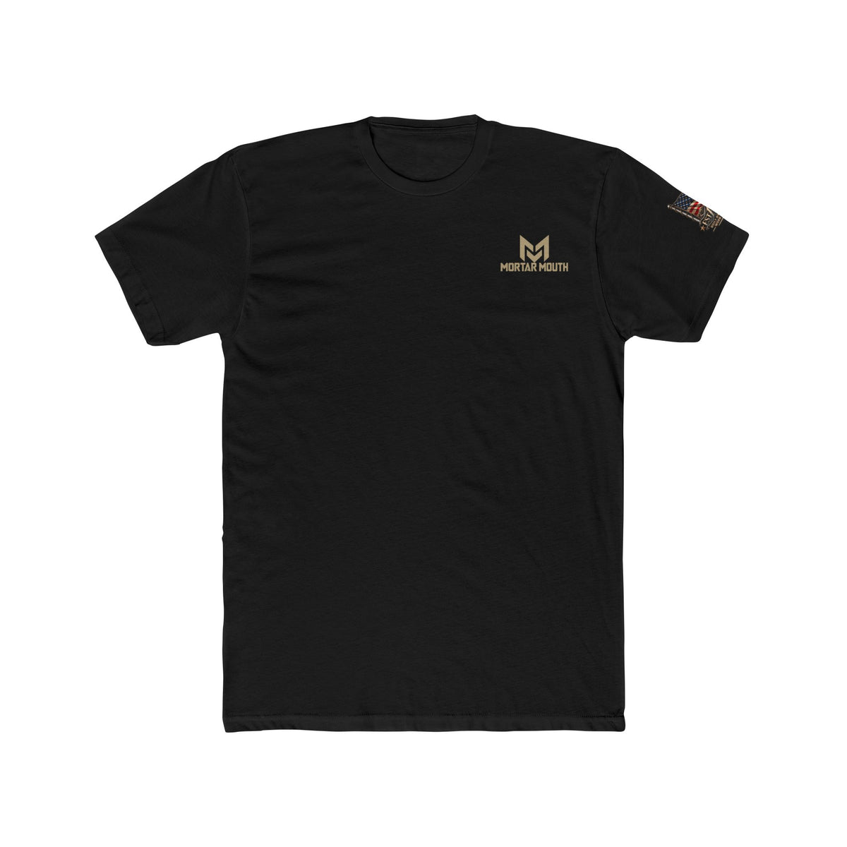 American proudly worn t-shirt