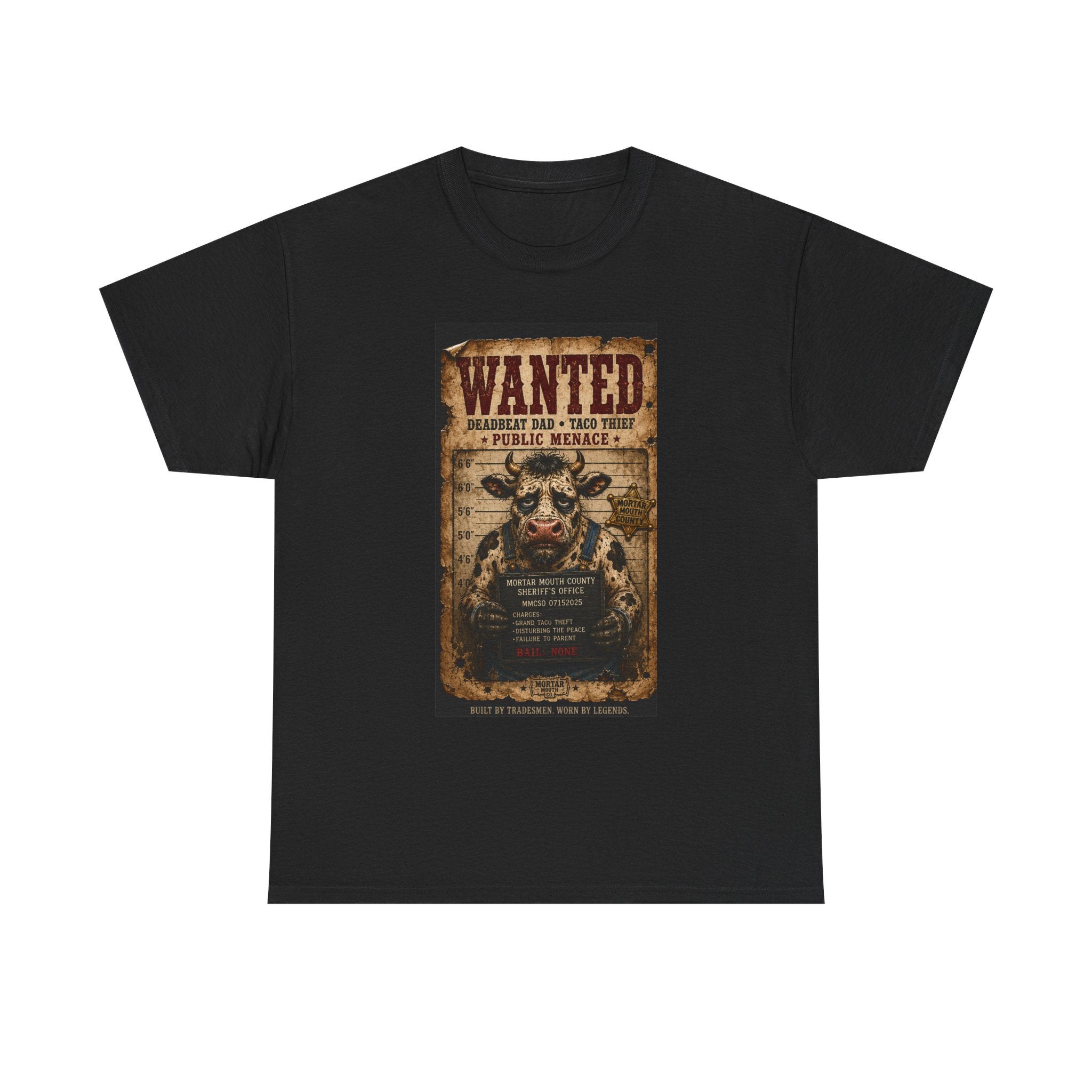 The Taco Incident | Funny Cow & Corn Graphic Tee | Mortar Mouth Co.