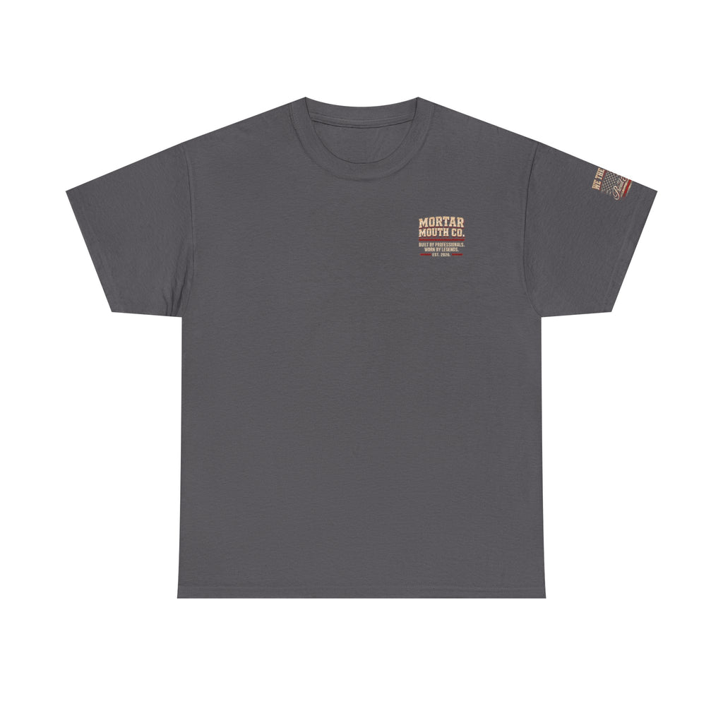 Funny Belly Button Finger Point Construction Shirt — Mason, Concrete, Labor Graphic Tee