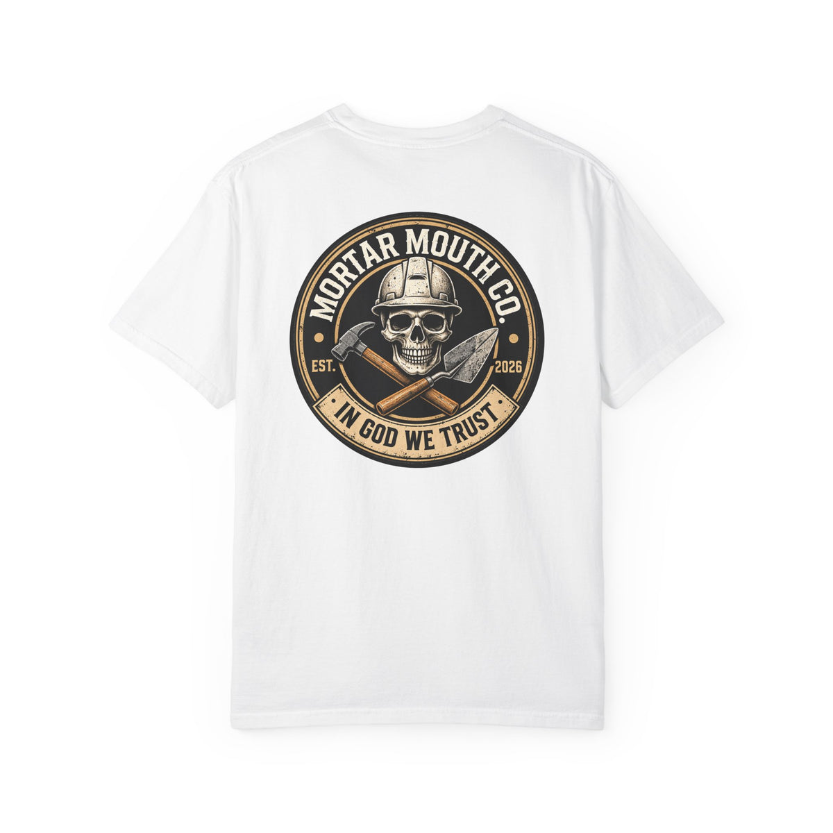 MortarMouthco vintage template -Dyed T-shirt