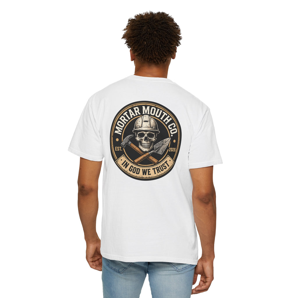 MortarMouthco vintage template -Dyed T-shirt