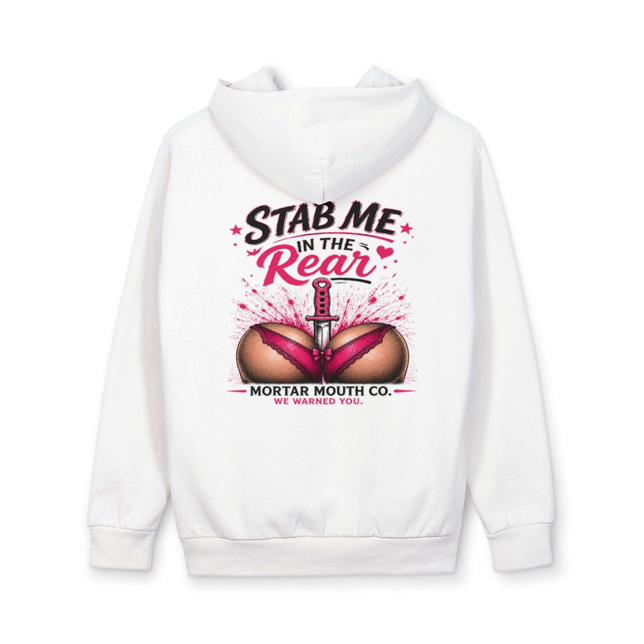 Cute from the front. The punchline waits on the back