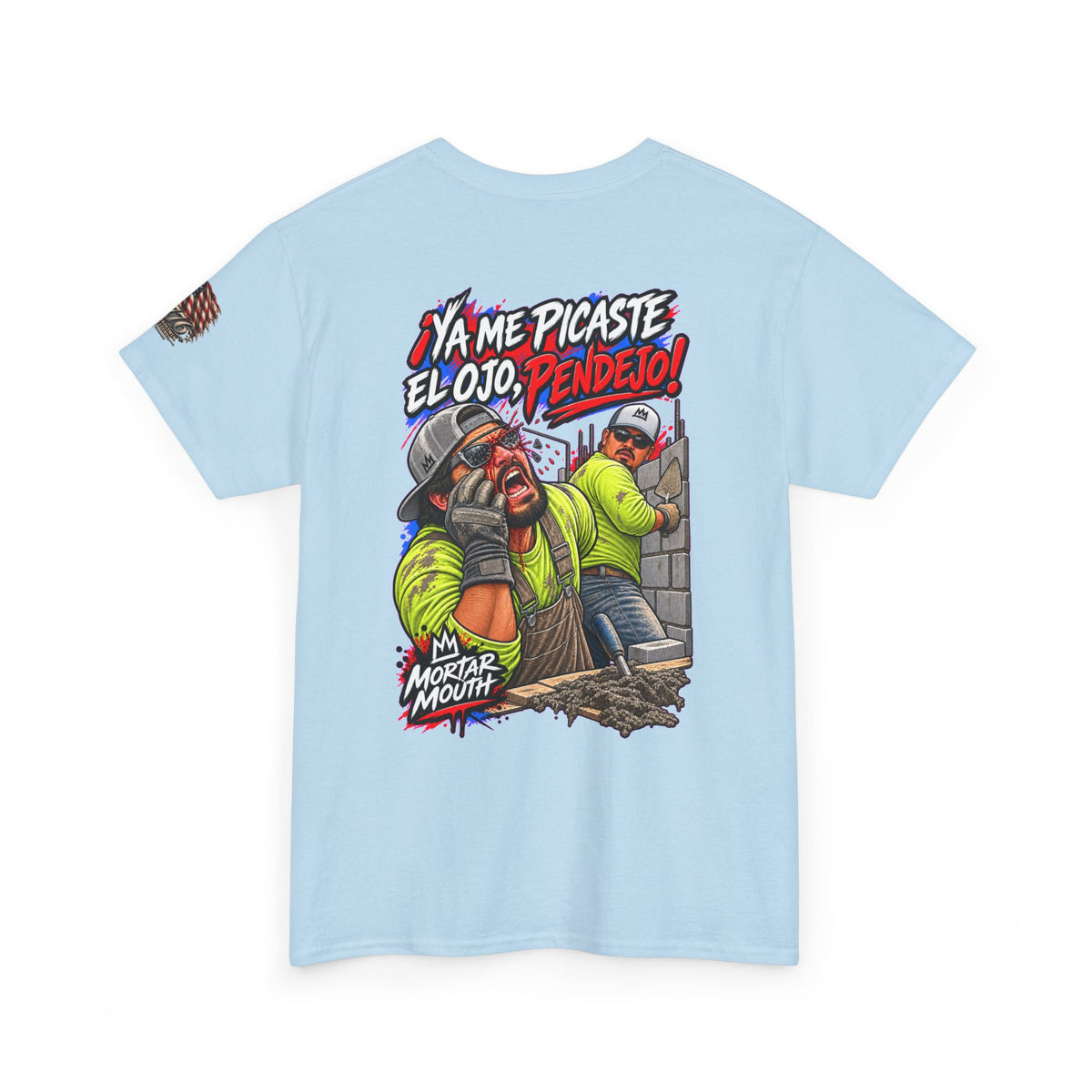 Mortar Mouth Co. Blue-Collar Graphic Tee — Crew Drop 20
