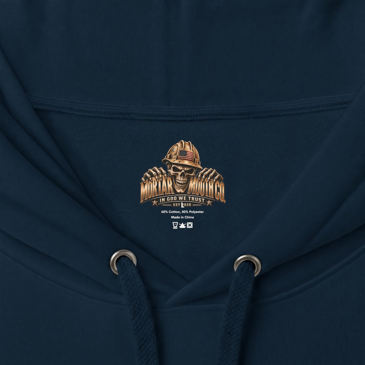 MortarMouthco. clean simple design,  Heavyweight Hooded Sweatshirt