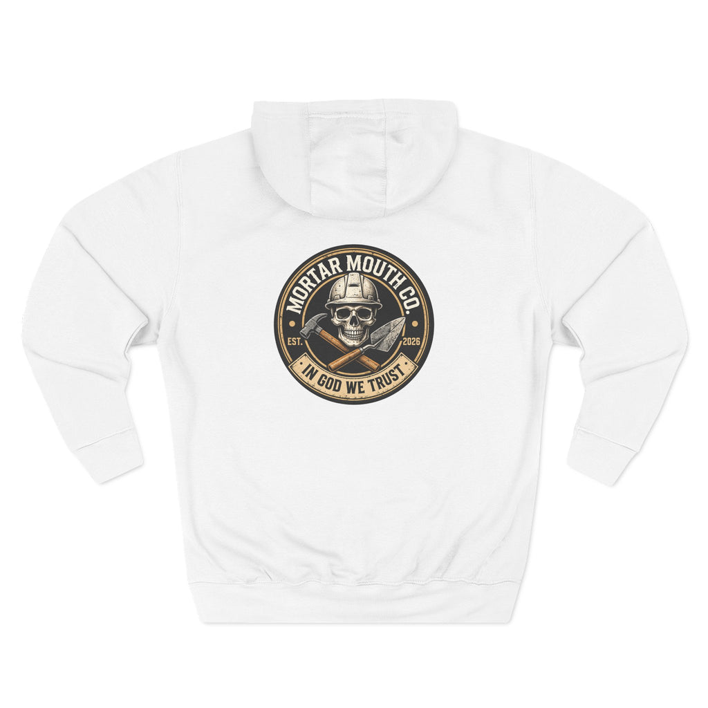 MortarMouthCo. Clean and simple Fleece Hoodie