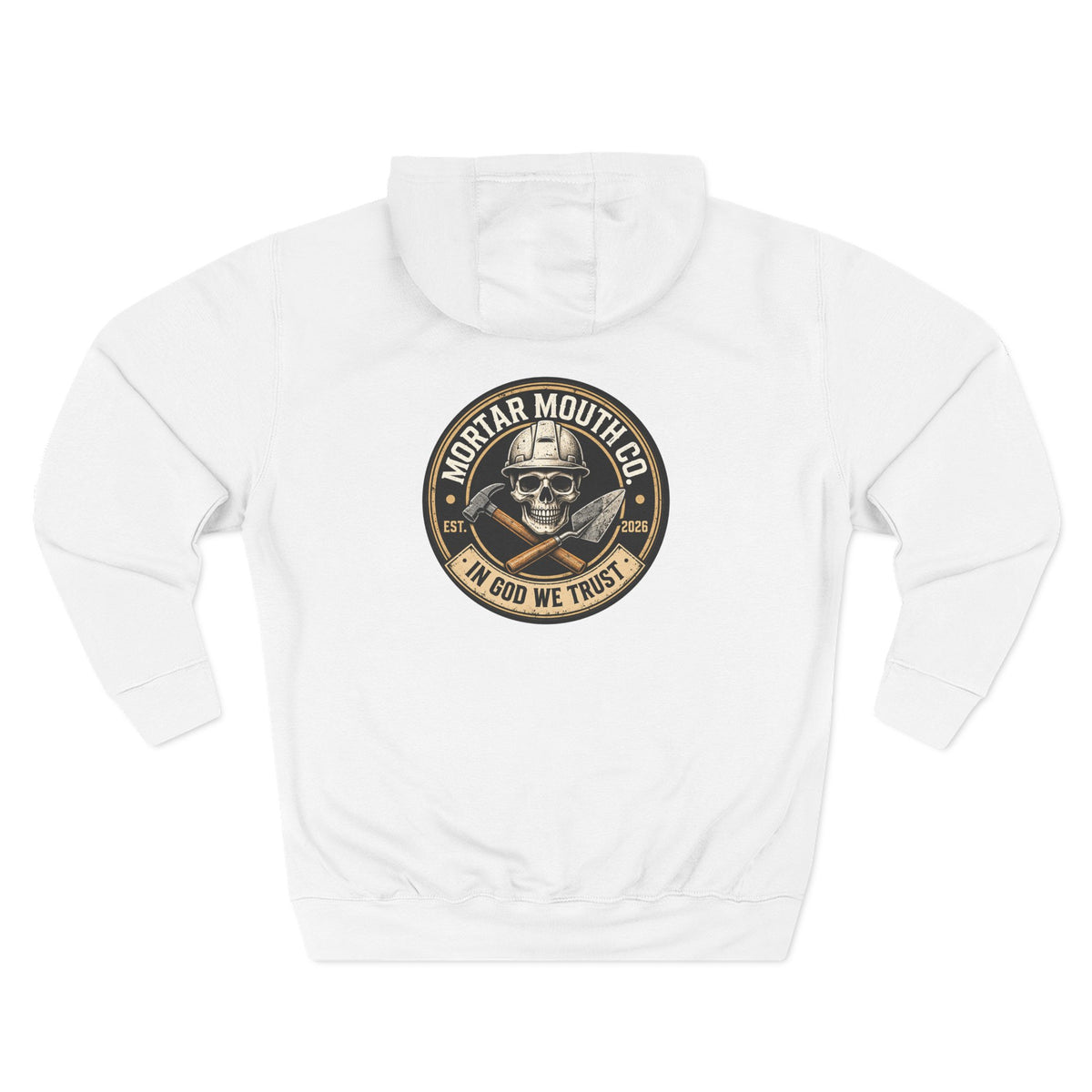 MortarMouthCo. Clean and simple Fleece Hoodie