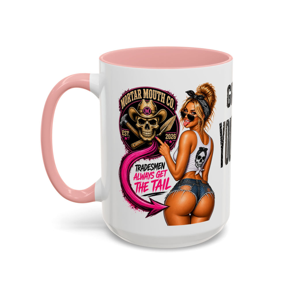 MORTAR MOUTH CO. GOT YOUR BACK WITH OUR Coffee Mug – Pinup Girl Retro Art Accent Ceramic Mug (11/15oz)