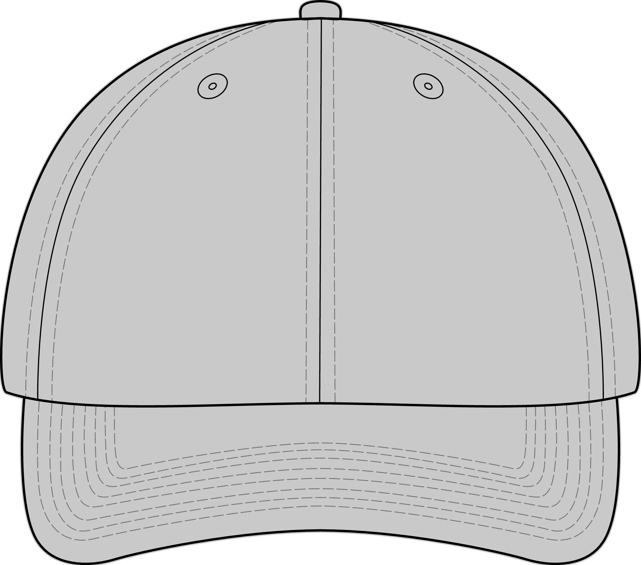 Mortar Mouth Co. Skull Cowboy Flat Bill Cap — Trucker-Style Flexfit Hat