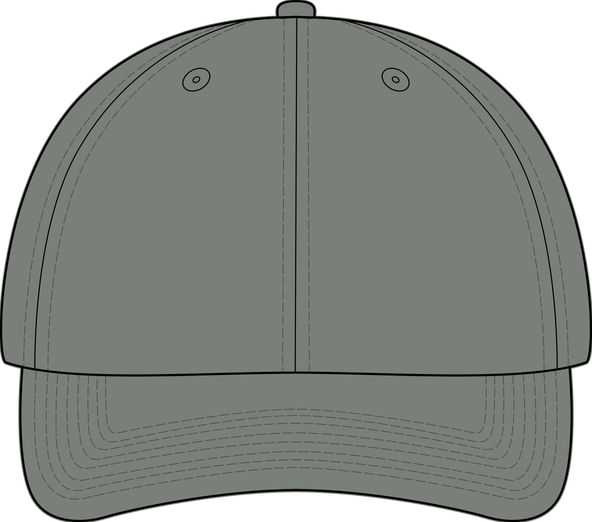 Mortar Mouth Co. Skull Cowboy Flat Bill Cap — Trucker-Style Flexfit Hat