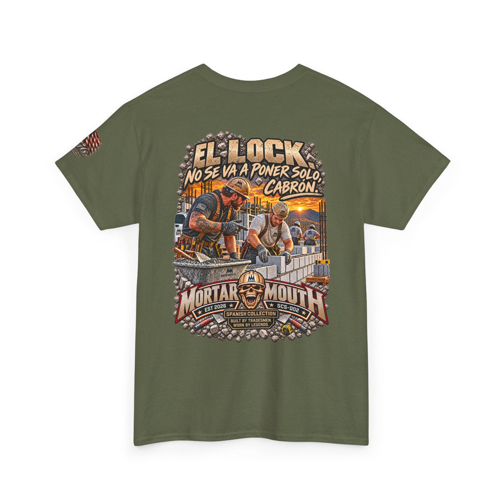 Mortar Mouth Co. Blue-Collar Graphic Tee — Crew Drop 02