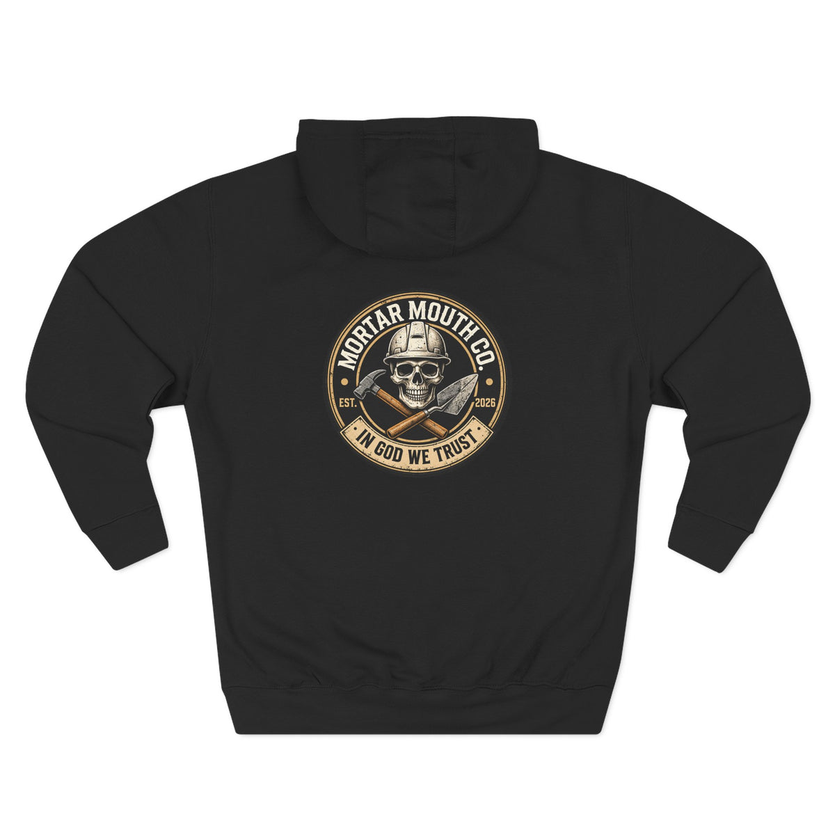 MortarMouthCo. Clean and simple Fleece Hoodie