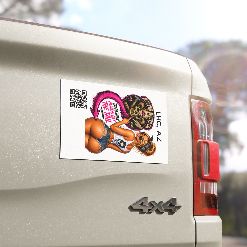 Car Magnet — "Mortar Mouth Co. Grab Your Shit, You're Fired" Patriotic Graphic