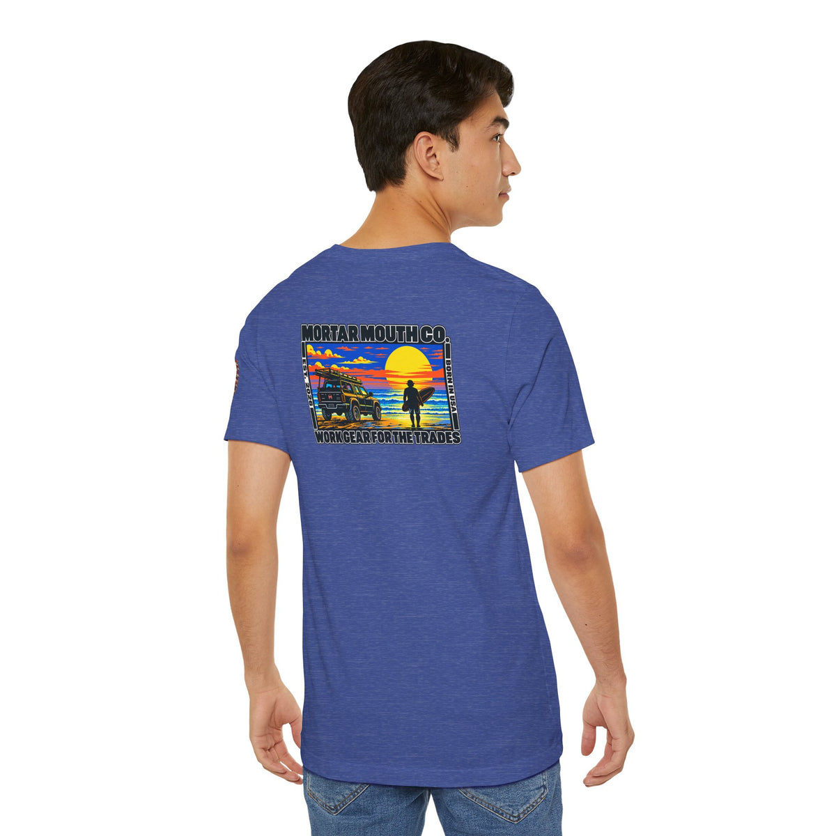 Mortar-mouth work wear, chill with construction gear